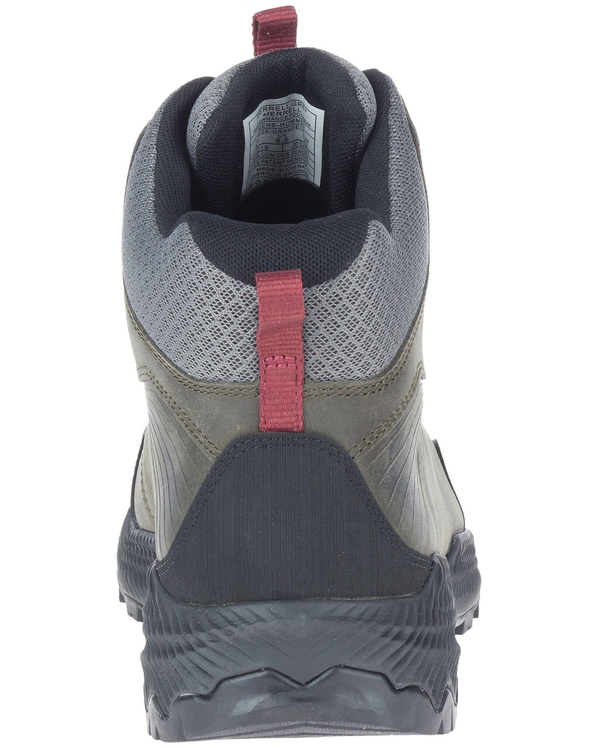 Merrell Men's Forestbound Waterproof Hiking Boot Soft Toe Grey 13 D(M) US