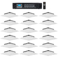Office/Restaurant Audio Package w/(18) JBL drop Ceiling Tile Speakers+6-Zone Amp