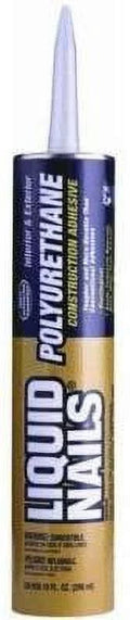 Liquid Nails Polyurethane Construction Adhesive Cartridge 10 Oz